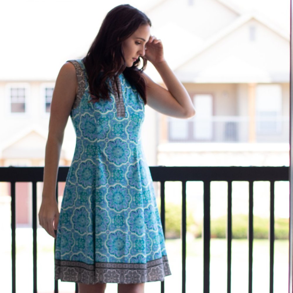 UNIQUE A-Line Dress